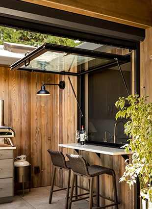 Porta e janela de design